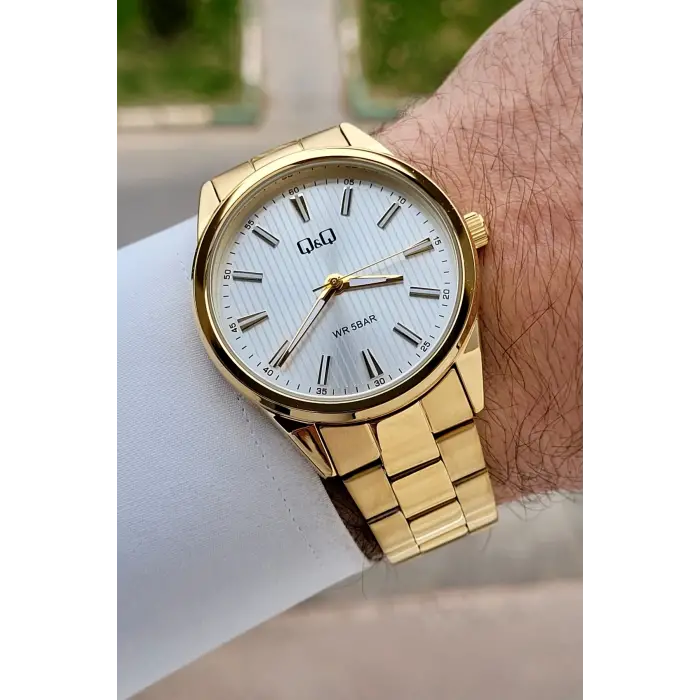 Gold Renk 40 mm Erkek Kol Saati