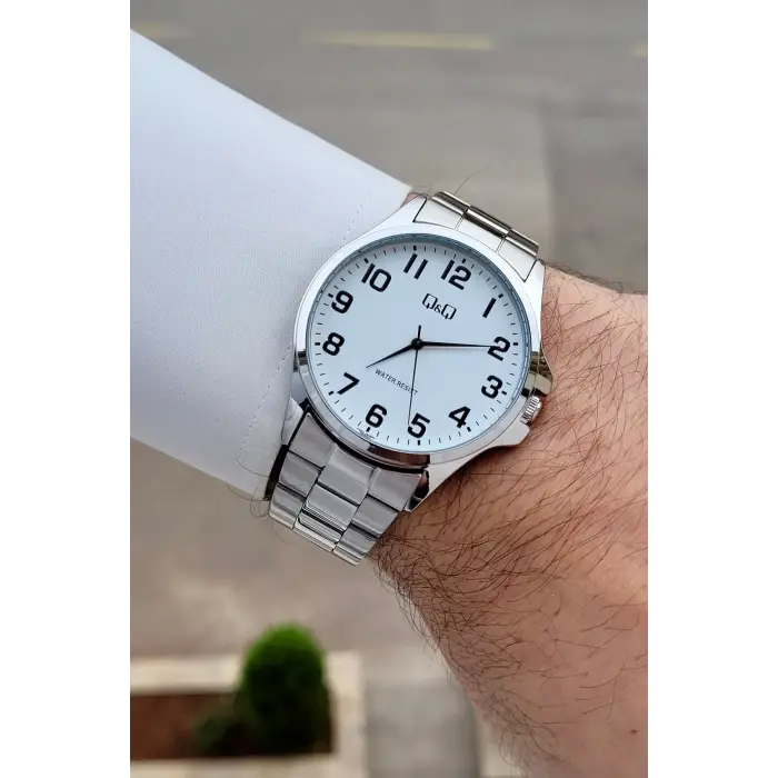 Gümüş Renk 40 mm Erkek Kol Saati