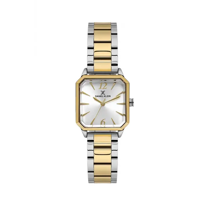 Gold Gümüş Renk 26 mm Kadın Kol Saati ve Bileklik