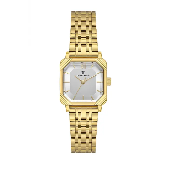 Gold Hediye Paketli 23 Mm Kare Kadın Kol Saati ve Bileklik