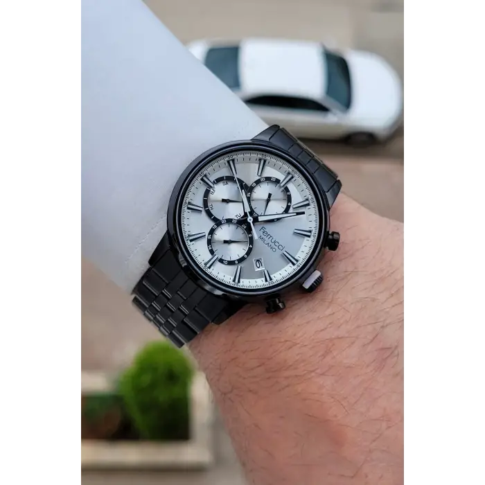 Siyah Renk İç Göstergeleri Aktif 41 Mm Erkek Kol Saati
