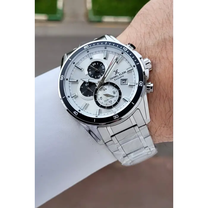 Gümüş Renk 44 Mm Hediye Paketli İç Göstergeleri Aktif Erkek Kol Saati
