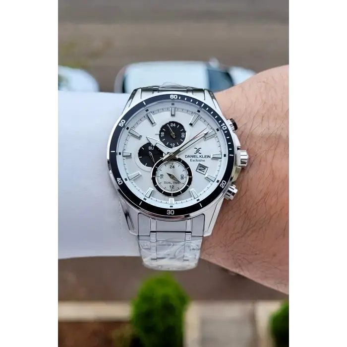 Gümüş Renk 44 Mm Hediye Paketli İç Göstergeleri Aktif Erkek Kol Saati