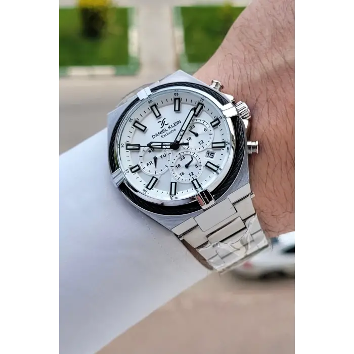 Gümüş Renk 44 Mm Hediye Paketli İç Göstergeleri Aktif Erkek Kol Saati