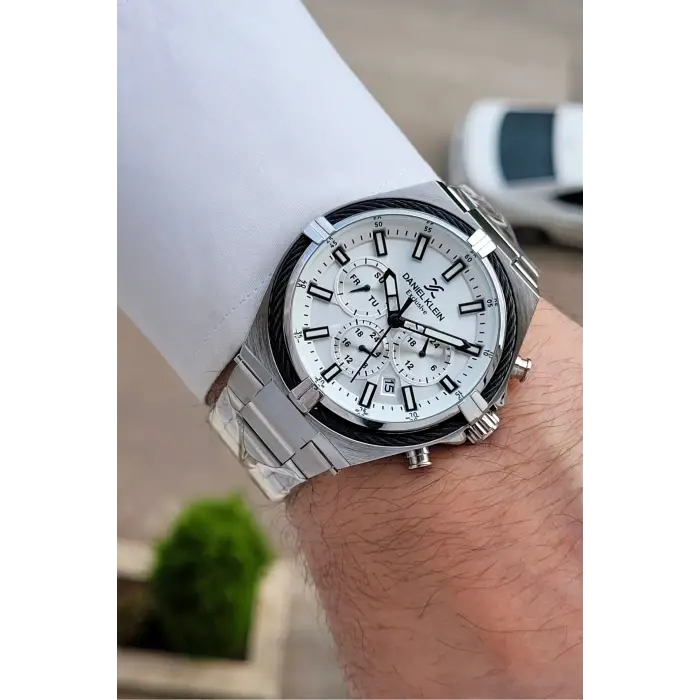 Gümüş Renk 44 Mm Hediye Paketli İç Göstergeleri Aktif Erkek Kol Saati