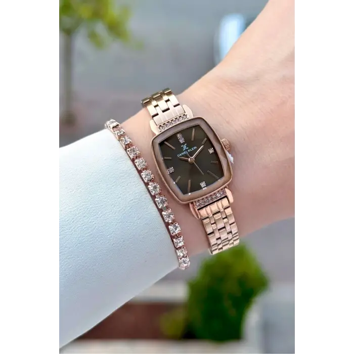 Rose Renk Hediye Paketli 22 Mm Kadın Kol Saati