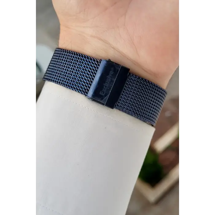 Kasası Siyah Kordonu Lacivert Renk 42 Mm Hediye Paketli Erkek Kol Saati