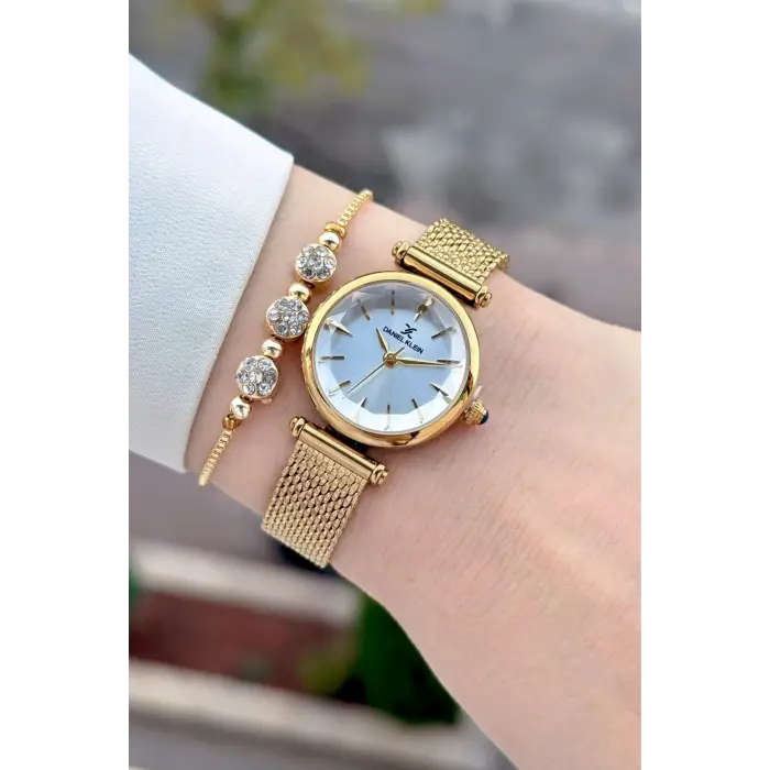 Gold Renk 26 Mm Hediye Paketli Kadın Kol Saati
