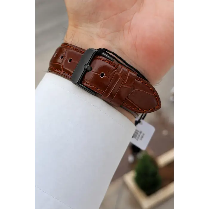 Kahverengi Yeşil Rose Renk İç Göstergeleri Aktif 45 Mm Erkek Kol Saati