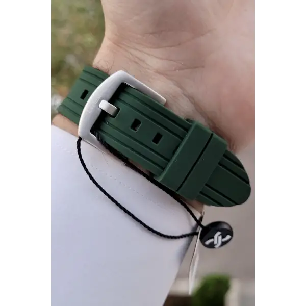 Daniel Klein DKISTE790 Yeşil Gümüş Renk İç Göstergeleri Aktif Erkek Kol Saati