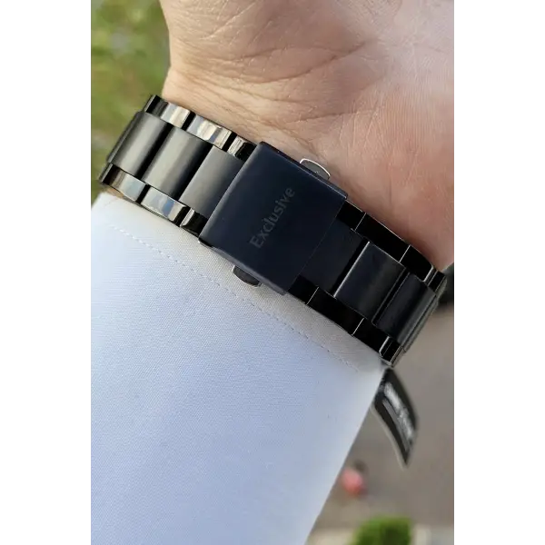 Daniel Klein DKISTE774 Kasası Rose Kordonu Siyah Renk İç Göstergeleri Aktif Erkek Kol Saati