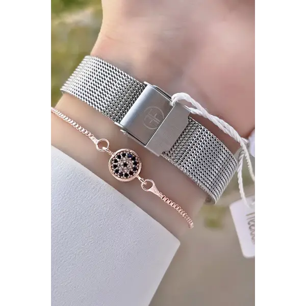 Freelook FLISTE24 5 ATM Su Geçirmez Kadın Kol Saati ve Bileklik