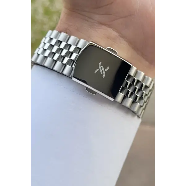 Daniel Klein DKISTE845 Kadranı Yeşil Kordonu Gümüş Renk Takvim ve Gün Fonksiyonlu Erkek Kol Saati