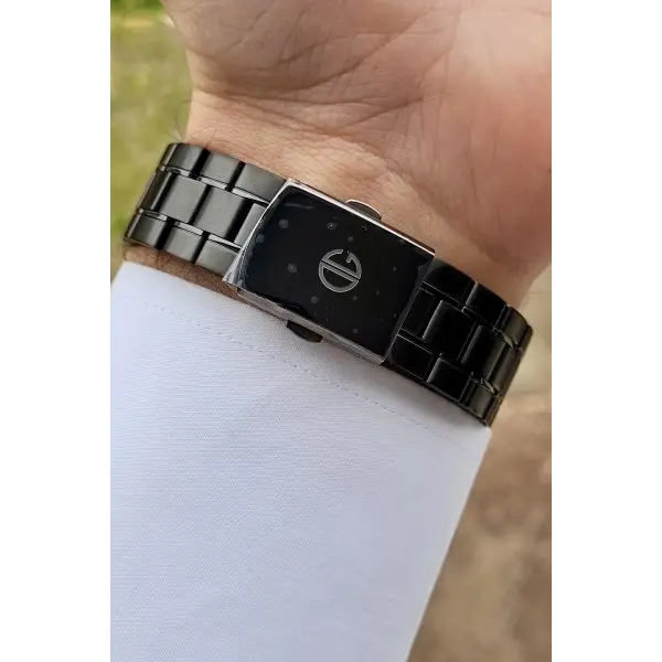 David Guner DGISTE58 Kasası Rose Kordonu Siyah Renk Takvimli