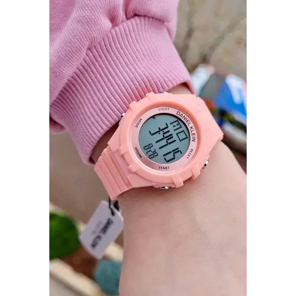 Daniel Klein DKISTE937 Pembe Renk 7 Farklı Işıklı, Alarmlı, Kronometreli Kız Çocuk Kol Saati