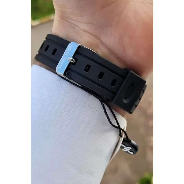 Daniel Klein DKISTE1051 Siyah Renk Alarm Kronometre ve Işıklı Dijital Hediye Paketli Erkek Kol Saati