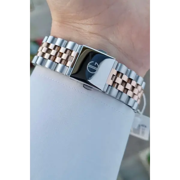 DAVID GUNER DGISTE96 Rose Gümüş Renk İç Göstrgeleri Aktif Hediye Paketli Erkek Kol Saati