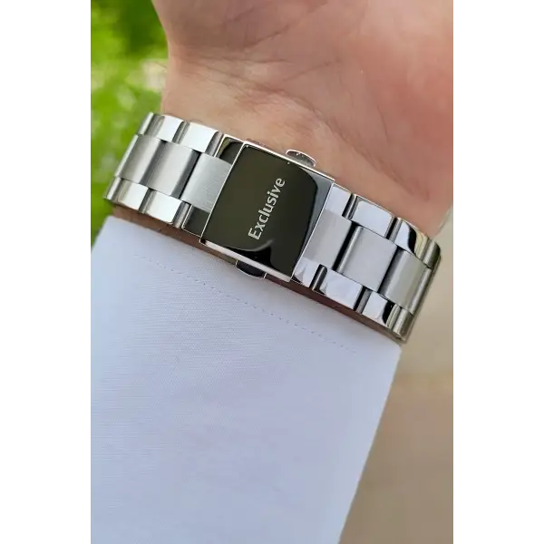 Daniel Klein DKISTE1122 Kadranı Siyah Kordonu Gümüş Renk Göstergeleri Aktif Hediye Paketli Erkek Kol Saati