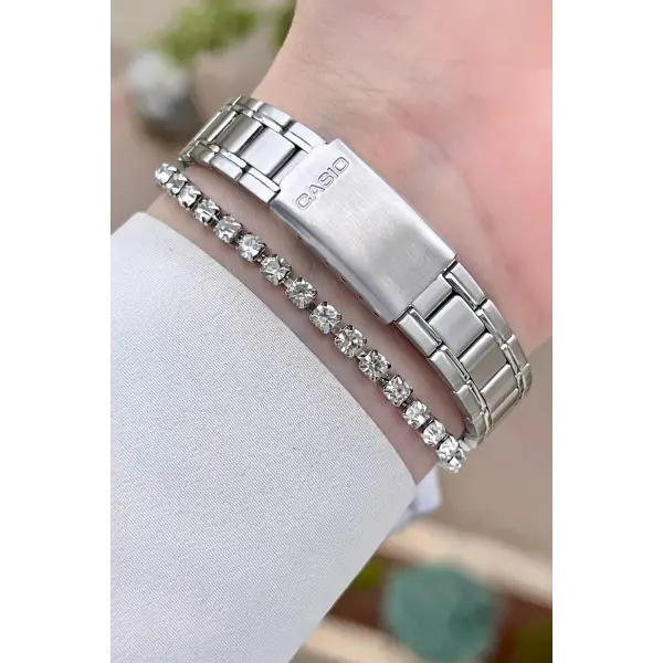 Casio CSISTE27 Takvimli Hediye Paketli Kadın Kol Saati