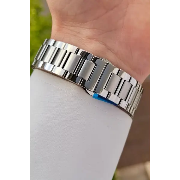 Daniel Klein DKISTE1171 Kadranı Siyah Kordonu Gümüş Renk Hediye Paketli Takvimli Erkek Kol Saati