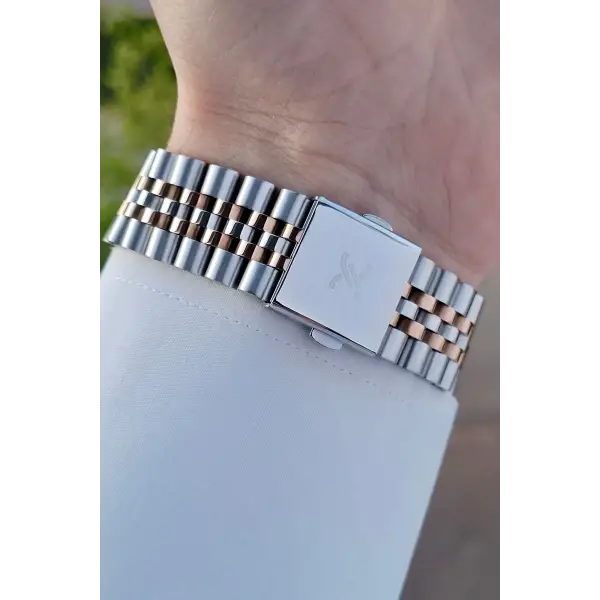 Daniel Klein DKISTE1202 Kadranı Siyah Rose Gümüş Renk Hediye Paketli Takvim ve Gün Fonksiyonlu Erkek Kol Saati