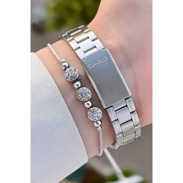 Casio CSISTE59 Gümüş Renk Hediye Paketli Kadın Kol Saati