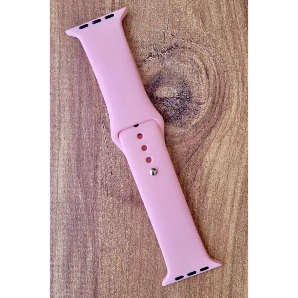 Pembe Renk Watch Uyumlu A Kalite 42mm 44mm 45mm 49mm 1/2/3/4/5/6/se/7/8/Ultra Akıllı Saat Kordonu