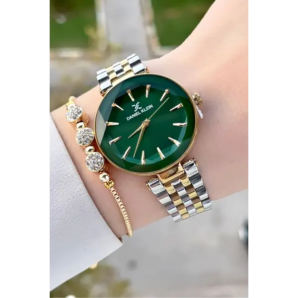Daniel Klein DK1ISTE1409 Gold Gümüş Renk Hediye Paketli Kadın Kol Saati ve Bileklik