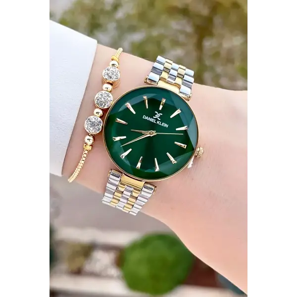 Daniel Klein DK1ISTE1409 Gold Gümüş Renk Hediye Paketli Kadın Kol Saati ve Bileklik