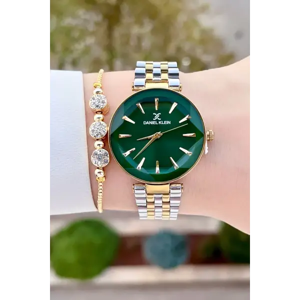 Daniel Klein DK1ISTE1409 Gold Gümüş Renk Hediye Paketli Kadın Kol Saati ve Bileklik