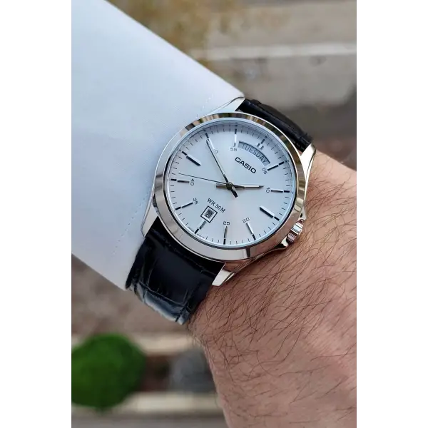 Casio CSISTE193 Kadranı Metalik Kordonu Siyah Renk 2 Yıl Garantili Erkek Kol Saati