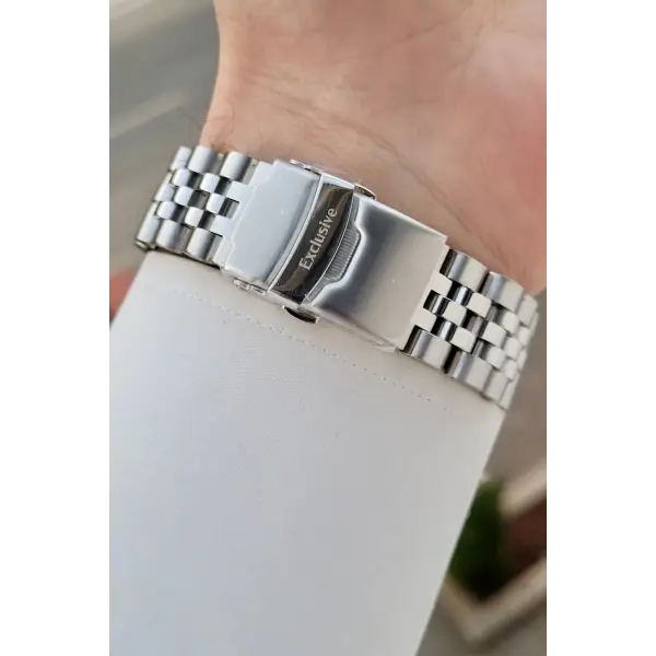 Daniel Klein DKISTE1529 Gümüş Renk 44 mm Fonksiyonlu Erkek Kol Saati