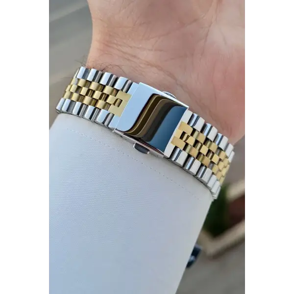 Ferrucci FCISTE322 Kadranı Yeşil Kordonu Gold Gümüş Renk 40 mm Erkek Kol Saati