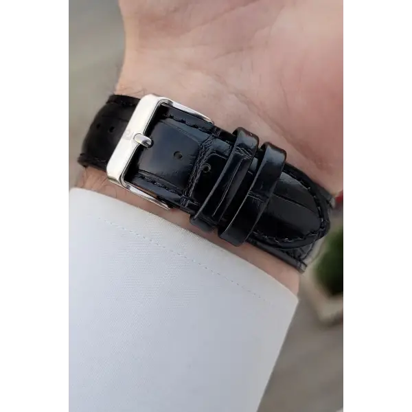 Pierre Cardin PCISTE21 Kadranı Lacivert Kordonu Siyah Renk 44 mm Erkek Kol Saati