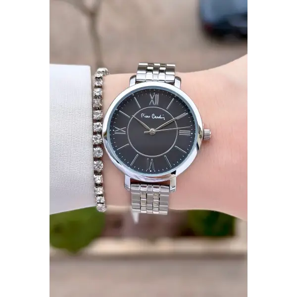 Pierre Cardin PCISTE23 Kadranı Siyah Kordonu Gümüş Renk 36 mm Kadın Kol Saati