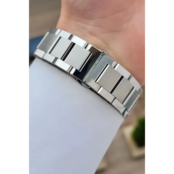 Daniel Klein DKISTE1566 Kadranı Lacivert Kordonu Gümüş Renk 44 mm Erkek Kol Saati