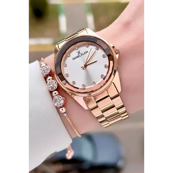 Daniel Klein DKISTE1568 Rose Renk Kadın Kol Saati ve Bileklik