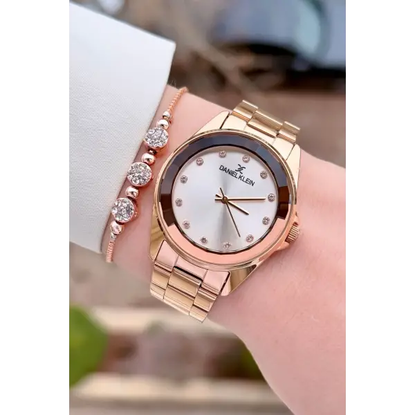 Daniel Klein DKISTE1568 Rose Renk Kadın Kol Saati ve Bileklik