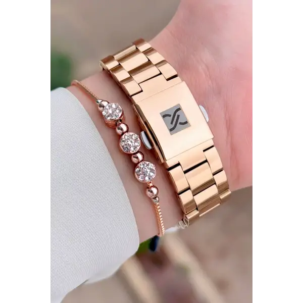 Daniel Klein DKISTE1568 Rose Renk Kadın Kol Saati ve Bileklik