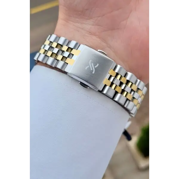 Daniel Klein DKISTE1593 Gold Gümüş Renk 42 mm Erkek Kol Saati