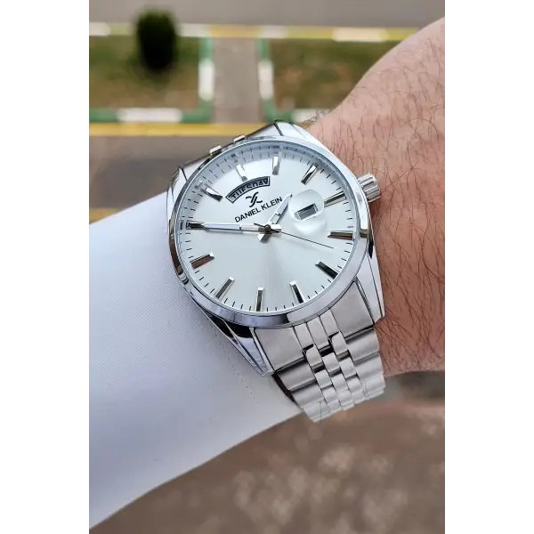 Daniel Klein DKISTE1583 Gümüş Renk 42 mm Erkek Kol Saati