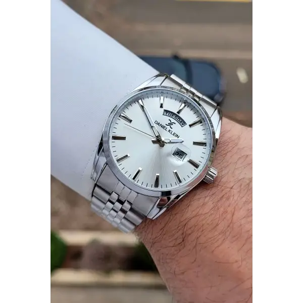 Daniel Klein DKISTE1583 Gümüş Renk 42 mm Erkek Kol Saati