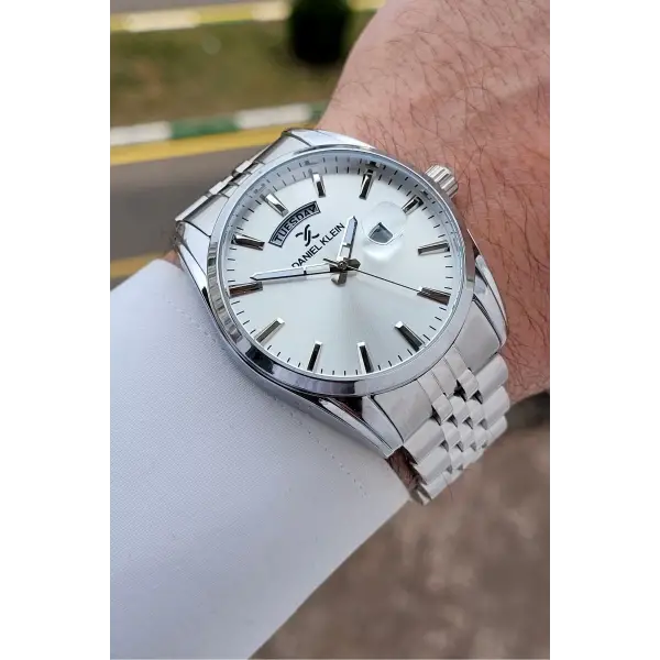 Daniel Klein DKISTE1583 Gümüş Renk 42 mm Erkek Kol Saati