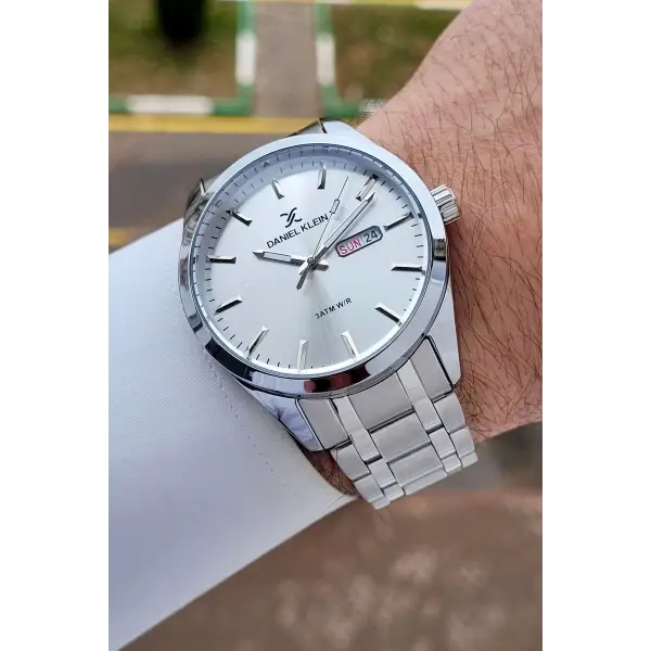 Daniel Klein DKISTE1576 Gümüş Renk 43 mm Erkek Kol Saati