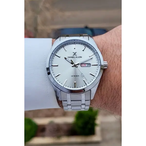 Daniel Klein DKISTE1576 Gümüş Renk 43 mm Erkek Kol Saati