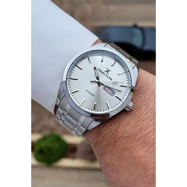 Daniel Klein DKISTE1576 Gümüş Renk 43 mm Erkek Kol Saati