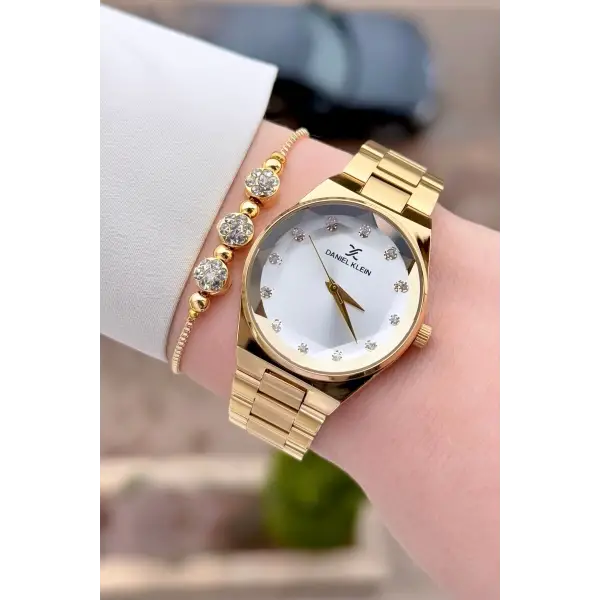 Daniel Klein DKISTE1561 Gold Renk Kadın Kol Saati ve Bileklik