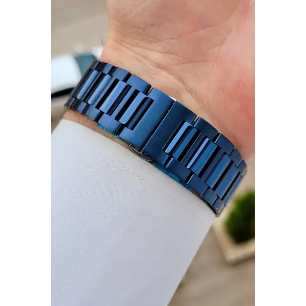 Siyah Lacivert Renk 42 Mm Fonksiyonlu Erkek Kol Saati