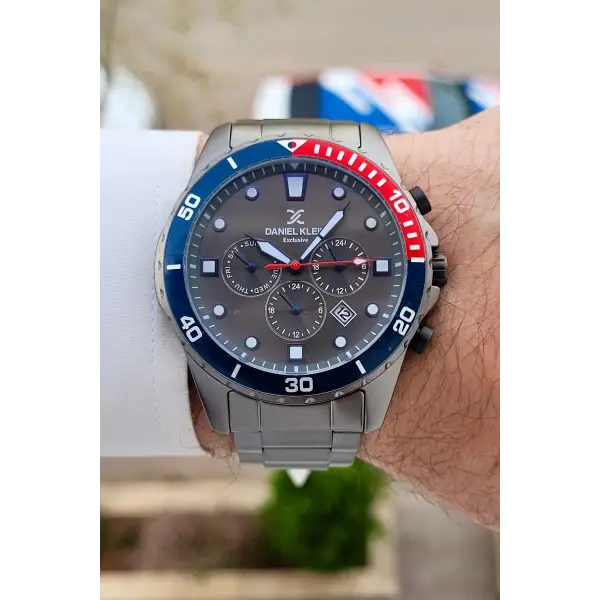 Füme Renk Iç Göstrgeleri Aktif Hediye Paketli Erkek Kol Saati