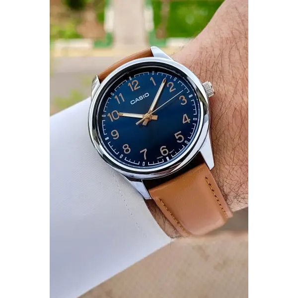 Casio Çelik Deri Kordon Erkek Kadın Kol Saati